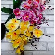 Орхидея 20 цветков 45 см  в ассорт,(САД)