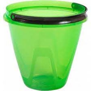 Ведро 13 л Лайт прозрачное зеленое (10) Радиан