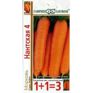 Морковь Нантская 4 серия 1+1/4,0 г (Гавриш)