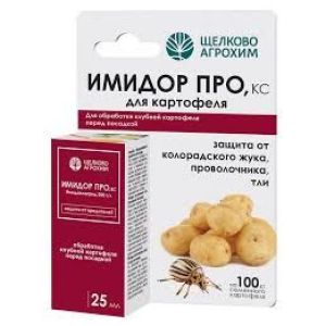 Имидор Про обработка клубней картофеля перед посадкой, для защиты от вредителей флакон 25мл (32) Щ-А