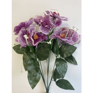 Орхидея 5 веток 45 см  в ассорт,(САД)