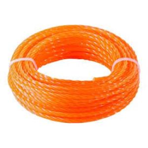 Леска для триммера 3мм*15м витой квадрат (РосТрос)