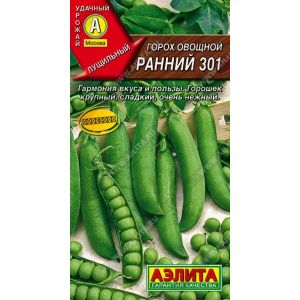Горох овощ Ранний 301 10 гр цв.п /АЭЛИТА/