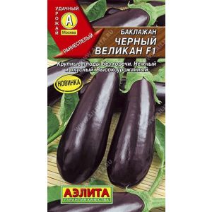 Баклажан Чёрный Великан цв.п. 0,2 гр (АЭЛИТА)