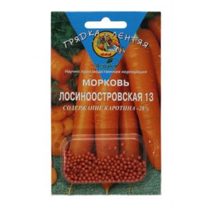 Морковь Лосиноостровская 13 гель драже 300 шт Грядка лентяя (ГЛ) (Агрико)