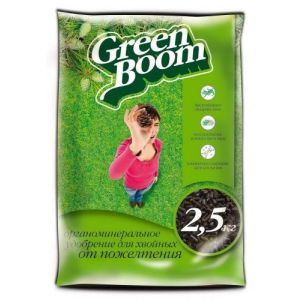 Удобрение Green Boom гранулы от пожелтения хвои 2,5кг(10) Фаско