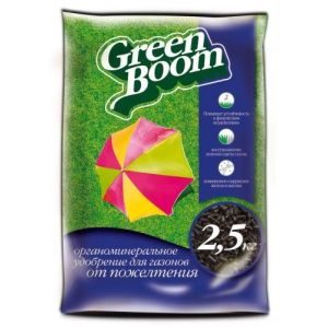 Удобрение Green Boom гранулы от пожелтения газона 2,5кг(10) ФАСКО