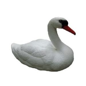 Лебедь-фигура садовая белый /38*17*28 см/ А064 СС