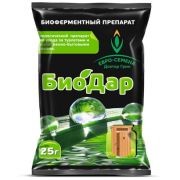 БиоДар пак. 25 гр.для переработки отходов в выгребных ямах, септиках, дачных туалетах (200 шт) ЕС