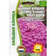 Цинния Violet Queen  изящная (Zinnia elegans) 50 шт  (Ред.Сем.)