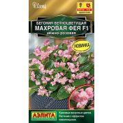 Бегония Махровая Фея нежно-розовая вечноцветущая цв.п. 5 шт (АЭЛИТА)
