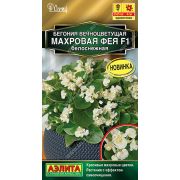 Бегония Махровая Фея белоснежная вечноцветущая цв. п 5 шт (АЭЛИТА)