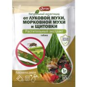 От луковой мухи, морковной мухи и щитовки (Экстракт табака) 1г (100) Ортон