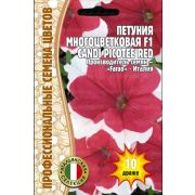 Петуния CANDI PICOTEE RED многоцветковая компактная 10 драже (Ред.Сем.)