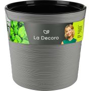 Кашпо «La Decoro» 7,5л Серый жемчуг (КШ-0690) (24) ВМС