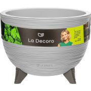 Кашпо на ножках «La Decoro» 9,8л Серый жемчуг (КШ-2494) (10) ВМС