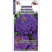Цинния Маркиза в фиолетовом цв.п. 0,2 гр /Сотка/