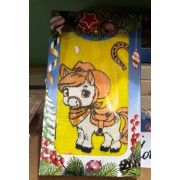 Полотенце Новогоднее Лён в коробке 35*65