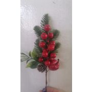 Ветка Новогодняя Заснеженная в ассортим 30 см