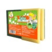 Губки для посуды поролон+абразив,95*65*44мм,профилированные,ДУЭТ,2шт,MPU2186/Умничка/ЭС/