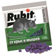 Рубит Зоокумарин+Орех (гранулы) от крыс и мышей 100гр (50) 22579 Летто