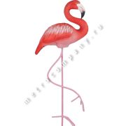 Фламинго на железных ногах малый 70*60 см